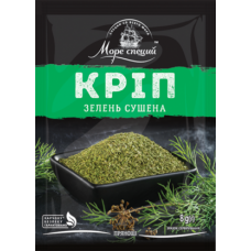 Кріп (зелень сушена) 8 г/ 25шт/ящ.ТМ "Море Спецій"